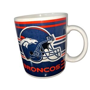 Denver Broncos NFL Coffee Mug Papel Giftware Blue Orange Helmet Graphic 27505